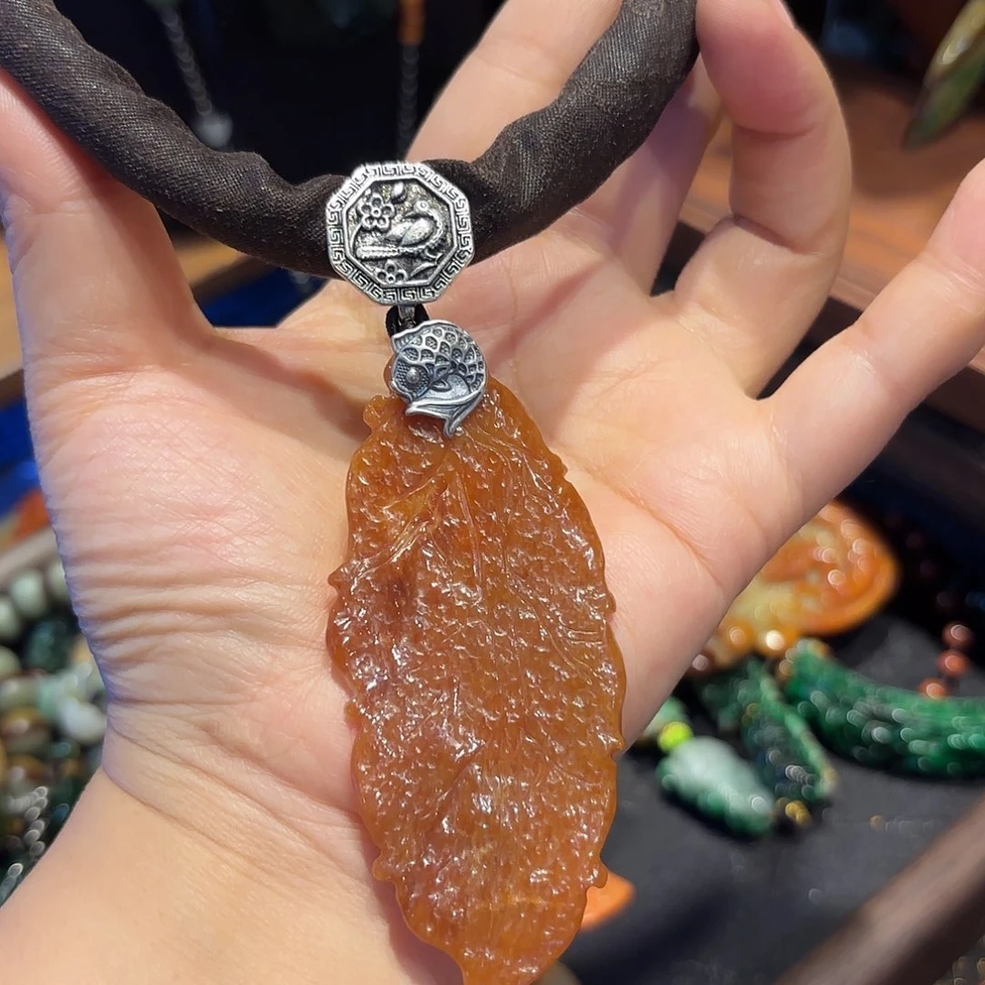 翡翠未镶嵌颈饰原创