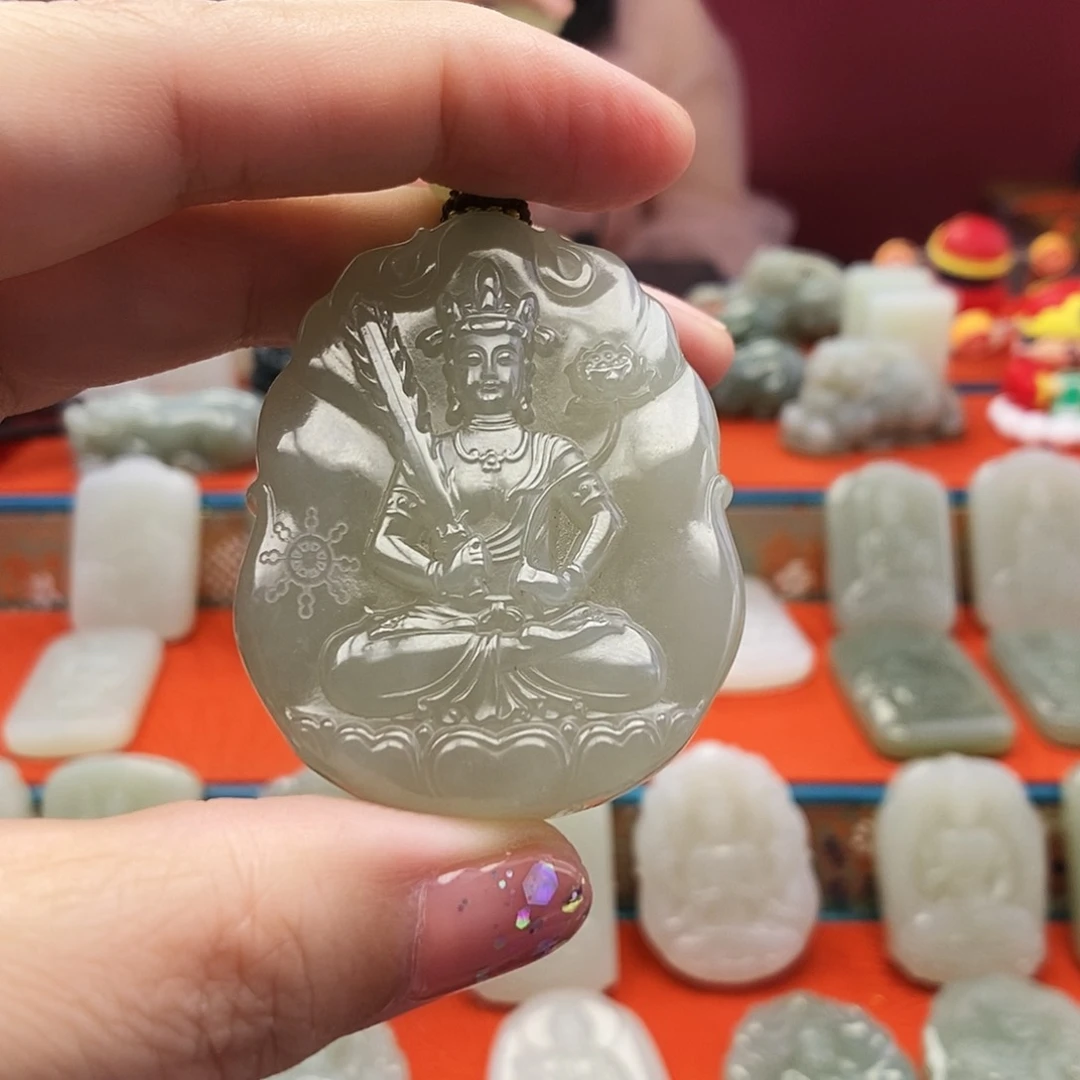 颈饰未镶嵌和田玉A**~