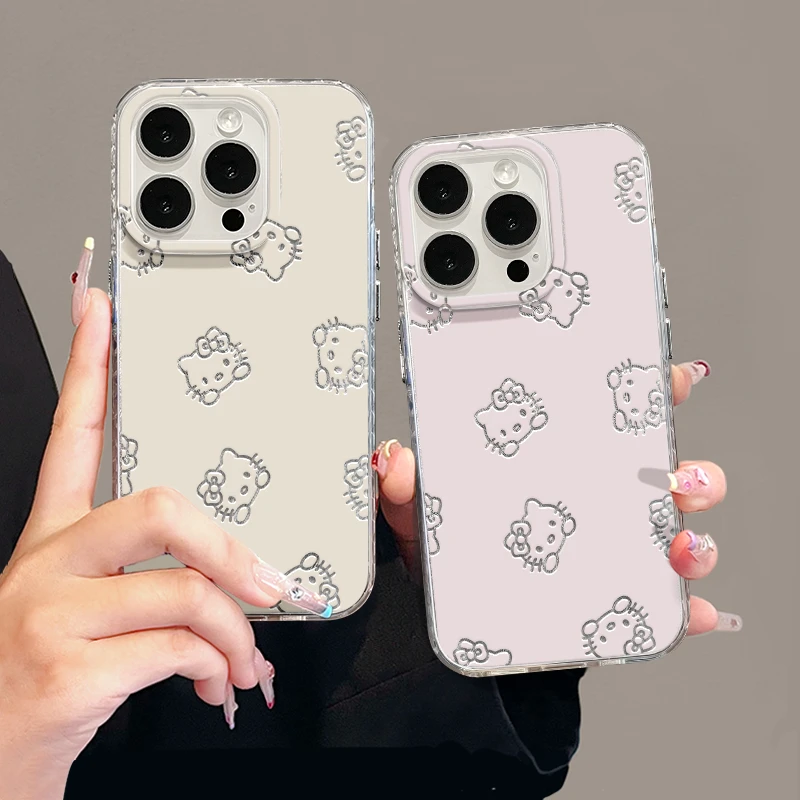 KT适用苹果17pro手机壳16pro华为p70羽纱imd小米15女小众荣耀oppo