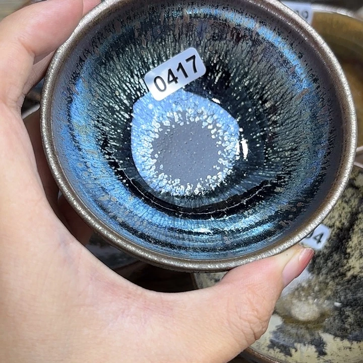 茶盏沐雨茶器柴烧主人杯