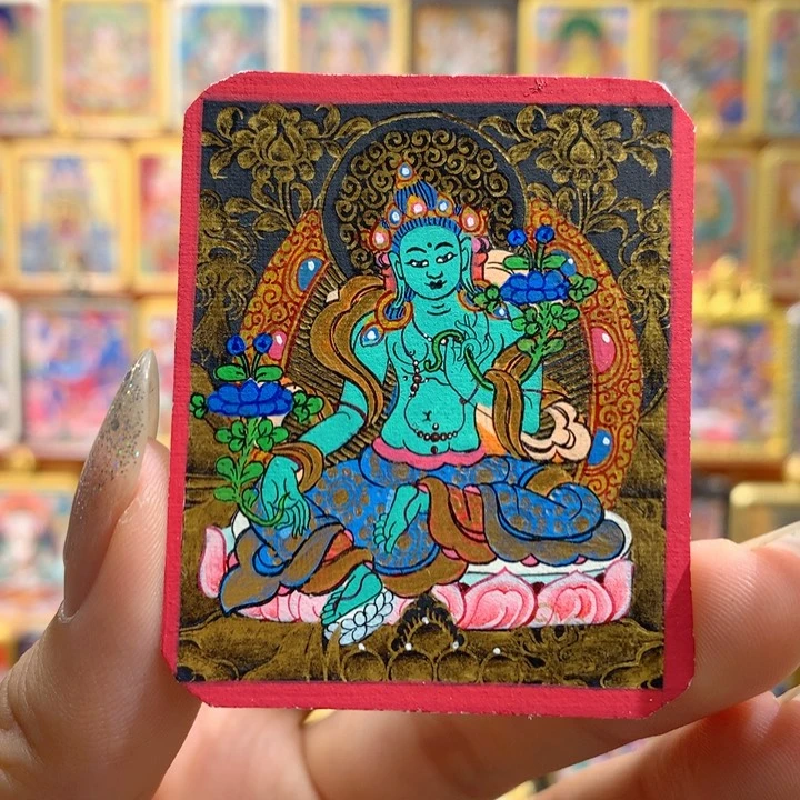 吊坠般若唐卡非遗传承