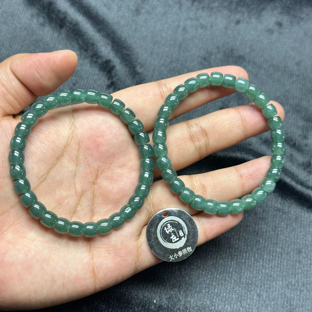 【绿庄】-3276-L8-翡翠手串-（7mm）-多样性/发一件
