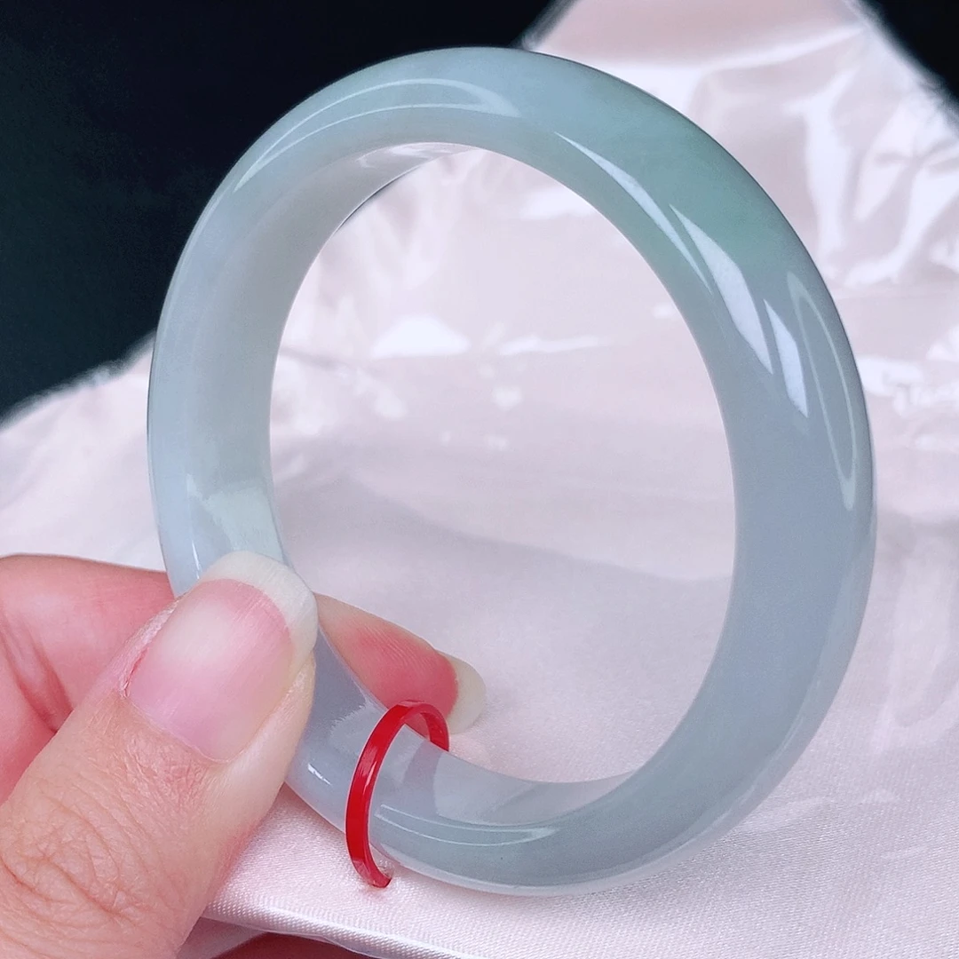 翡翠未镶嵌手镯53+圈0111