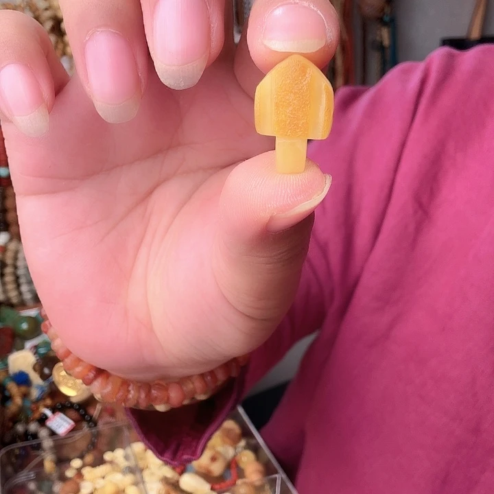 手链琥珀未镶嵌不退