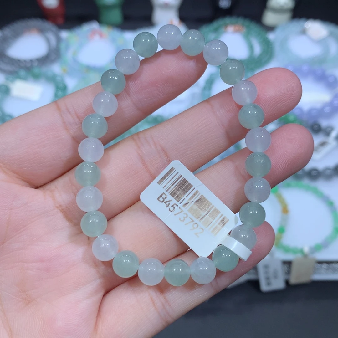 未镶嵌手串翡翠天然