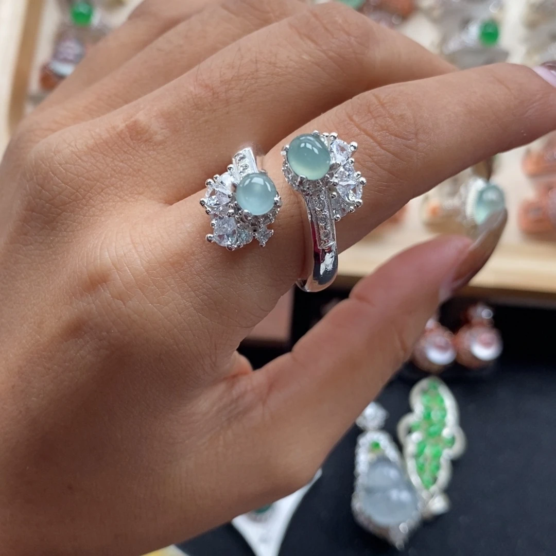 翡翠裸石缅甸天然a货翡翠