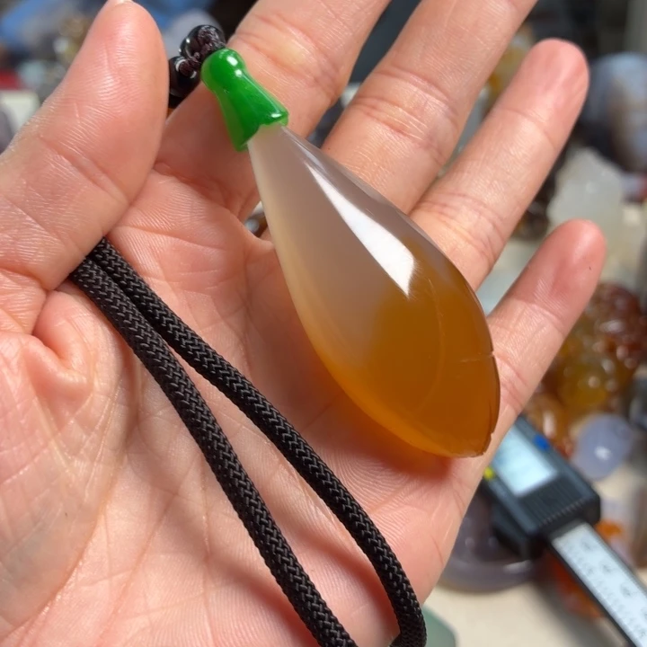 玛瑙/玉髓未镶嵌吊坠(不含链)