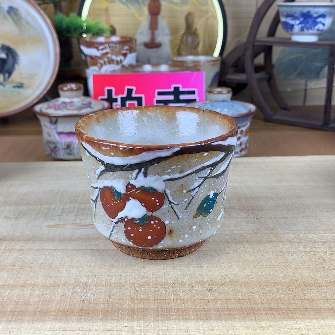 摆件灰***猫景德镇陶瓷手作