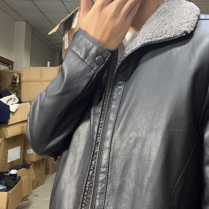 男士皮夹克外套175码