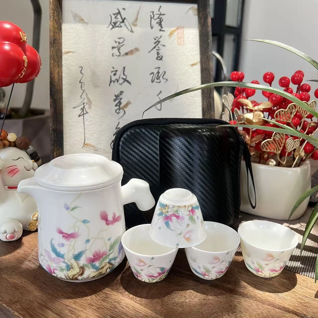 办公杯虞美人+4杯-旅行套C0486