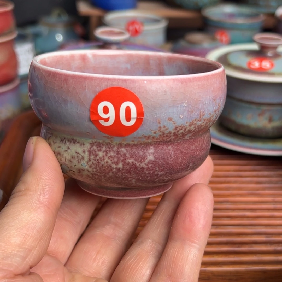 手工制作钧窑茶器