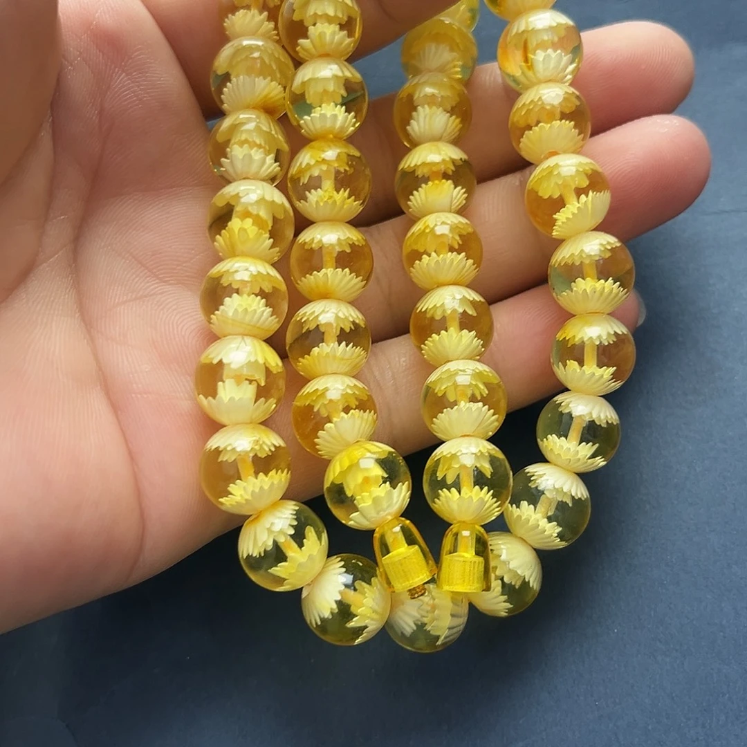 琥珀未镶嵌裸石项链