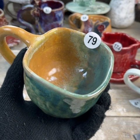 盘熠樹日式手捏餐具茶具