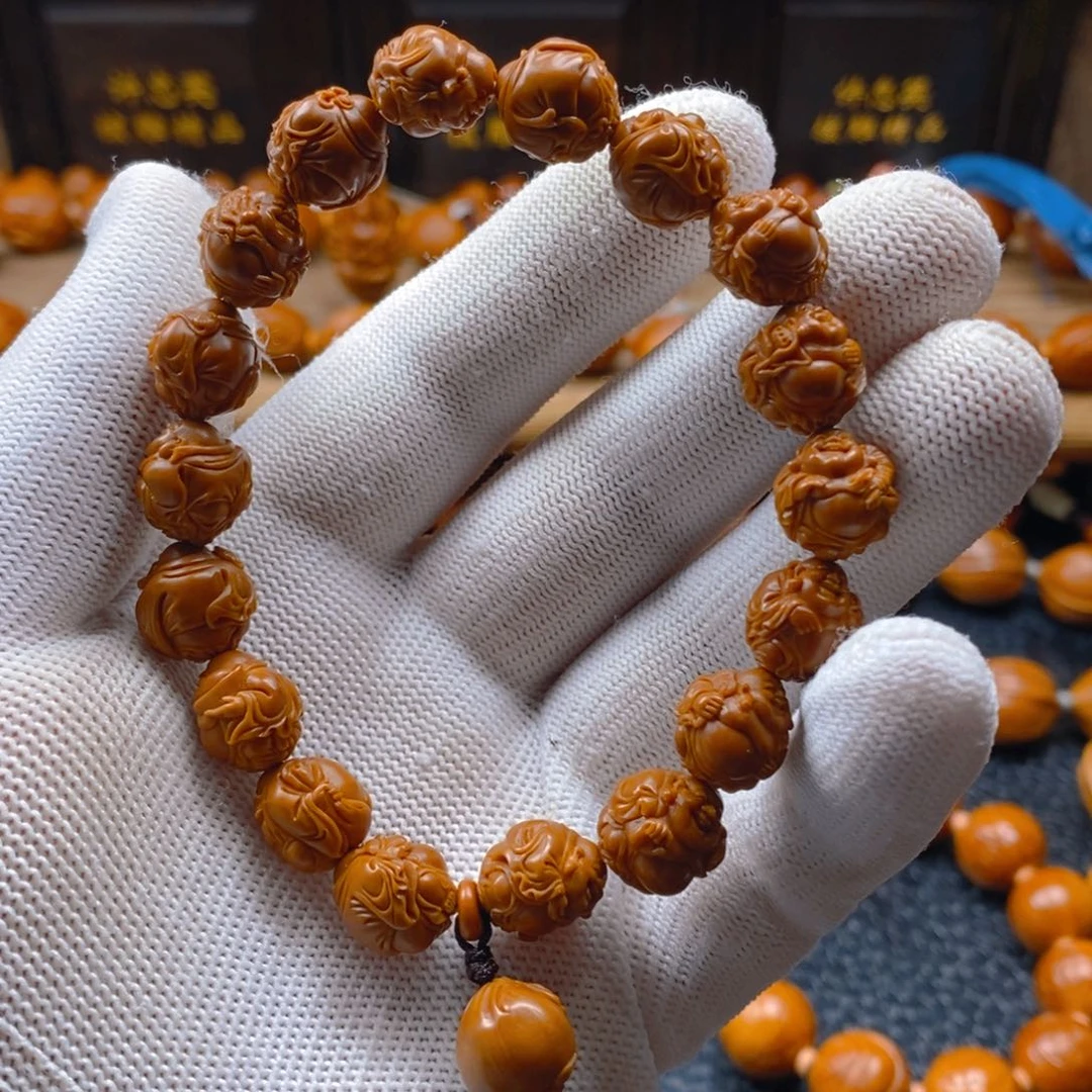橄榄核手串/手链许忠英1.2整身十八弥勒