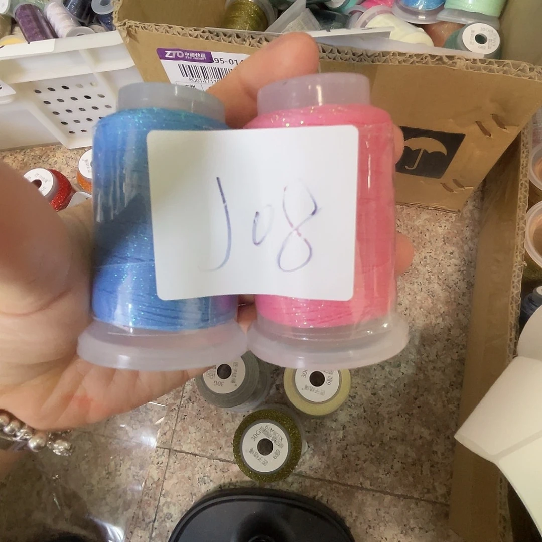 聚酯纤维J08星空6股蜡线2色