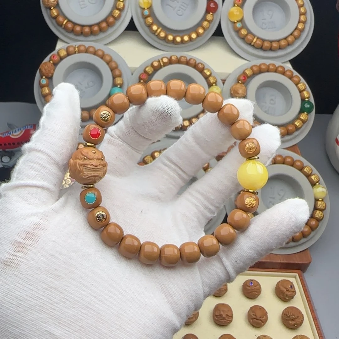 猴头核桃吊坠全品老型猴头手串 9.5