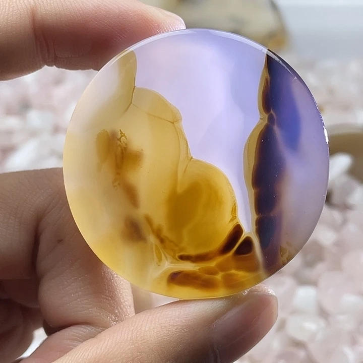 玛瑙/玉髓合金颈饰