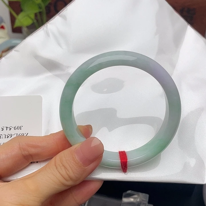 翡翠未镶嵌手镯55正圈