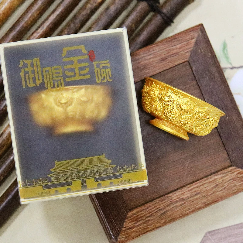 御制金饭碗树脂冰箱贴