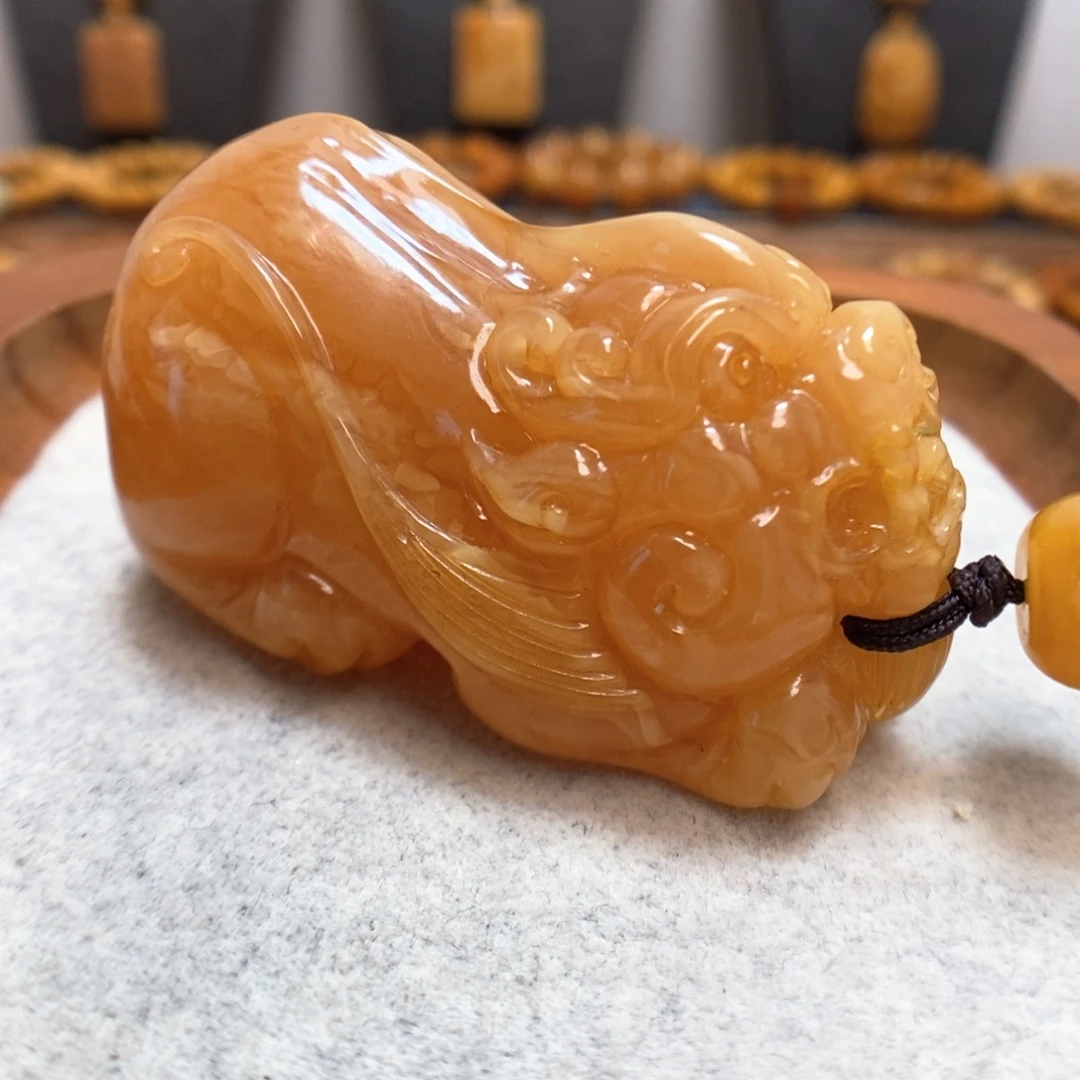 蜜蜡颈饰未镶嵌蜜蜡