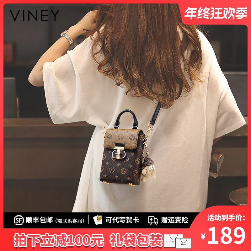 Viney手机包包女2025款高级感斜挎迷你小包生日圣诞礼物送女生