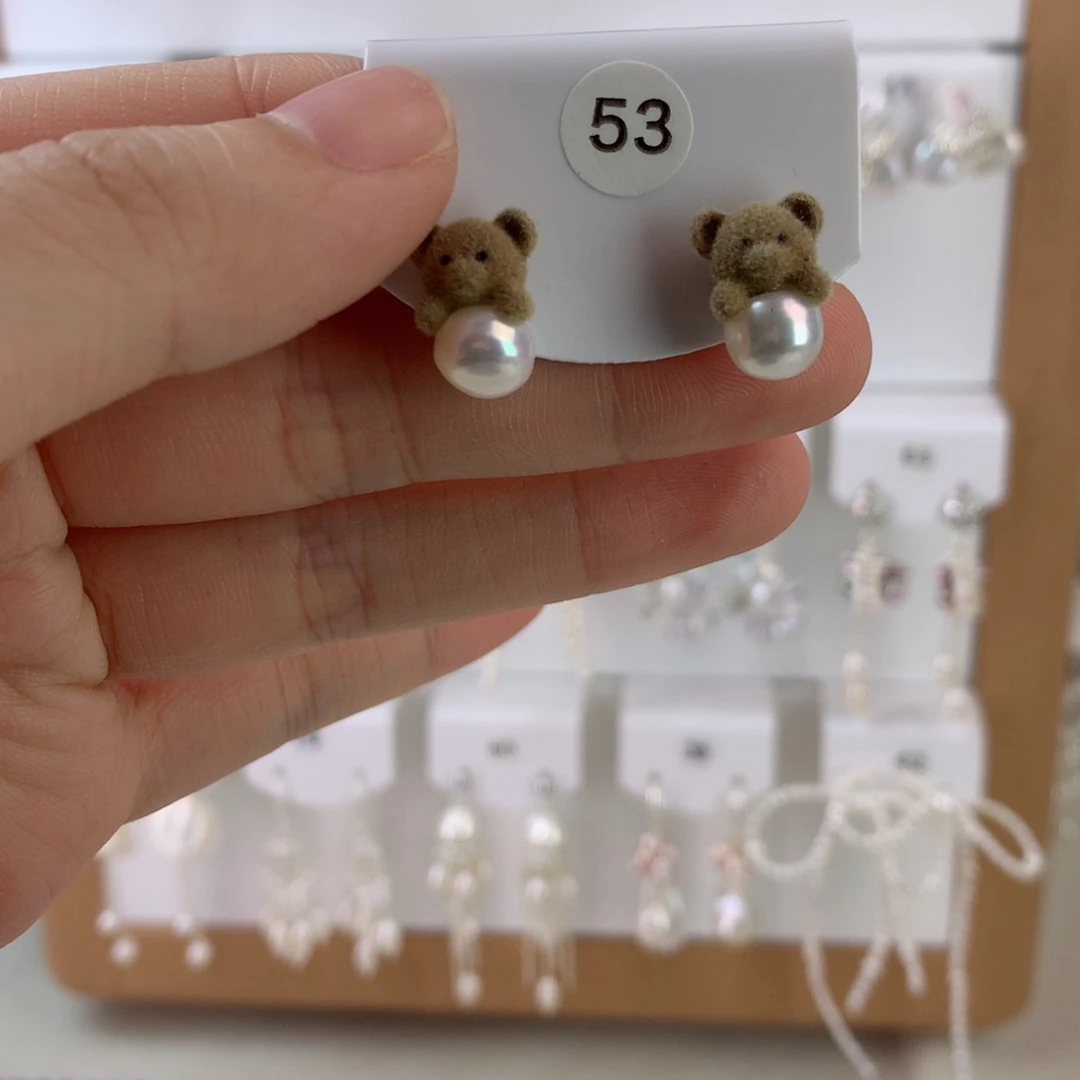 未镶嵌耳饰淡水珍珠