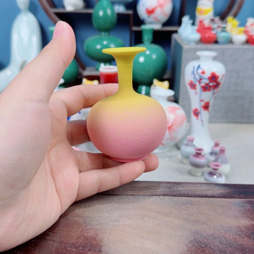 陶瓷手工小花器摆件