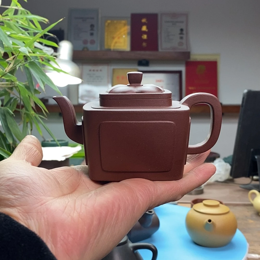 【闪购商品】茶壶底槽青四方菱花。:230CC裴顺良:国高工