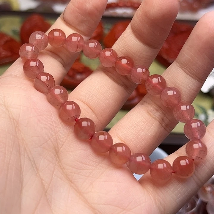 南红玛瑙合金手链58