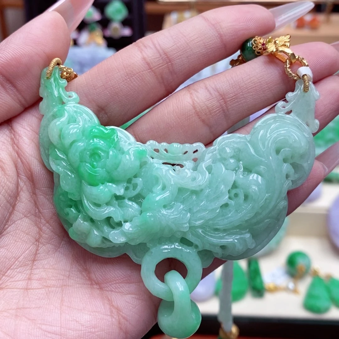 颈饰未镶嵌翡翠翡翠吊坠