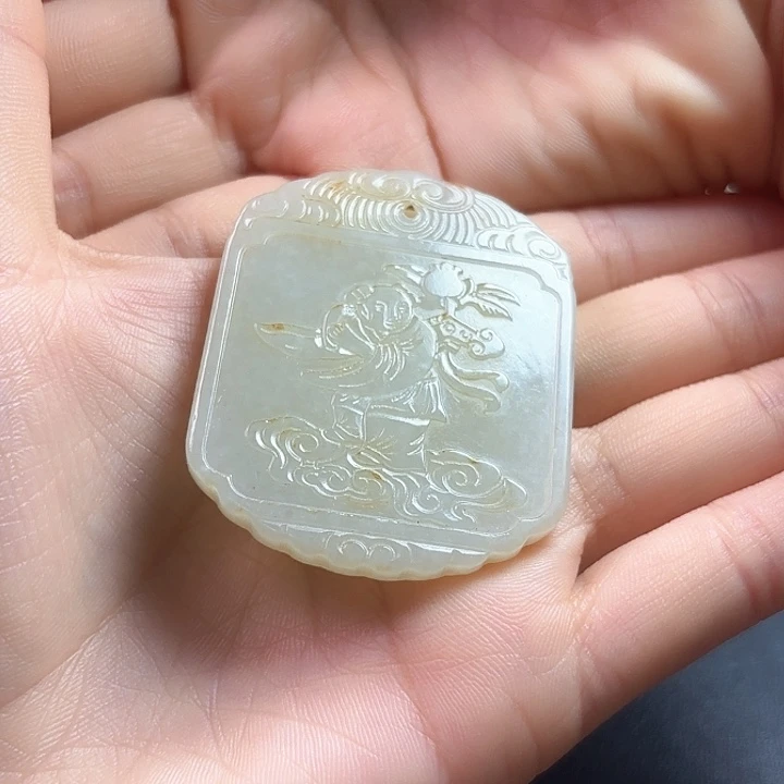 和田玉未镶嵌颈饰博****7