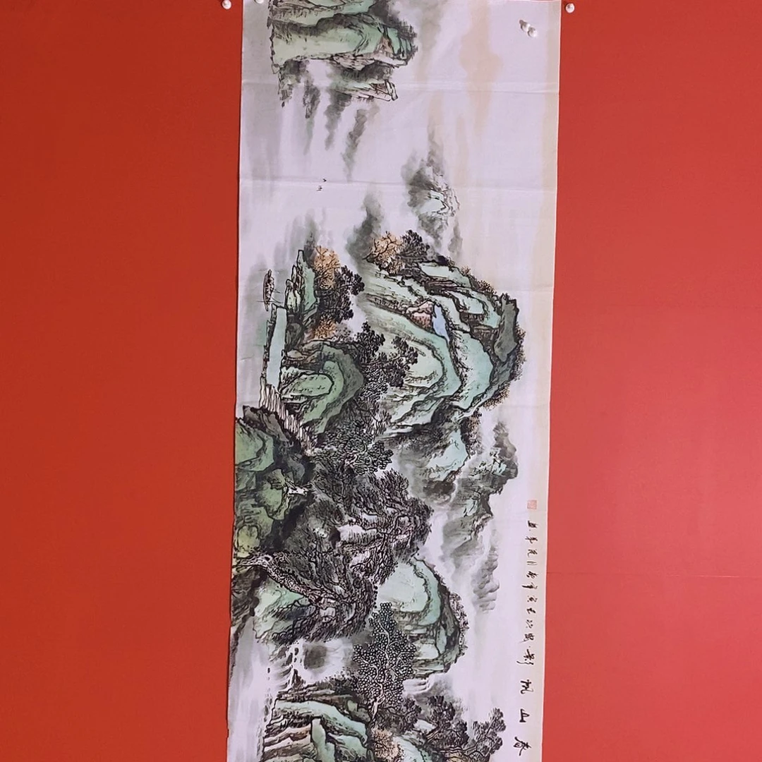 国画山水花鸟国画作品