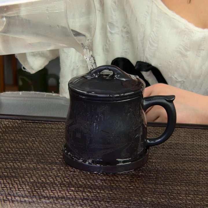 茶杯紫砂高货放漏