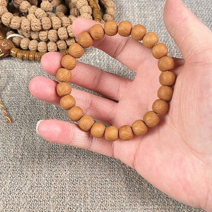 金刚菩提吊坠猴头云锦单圈