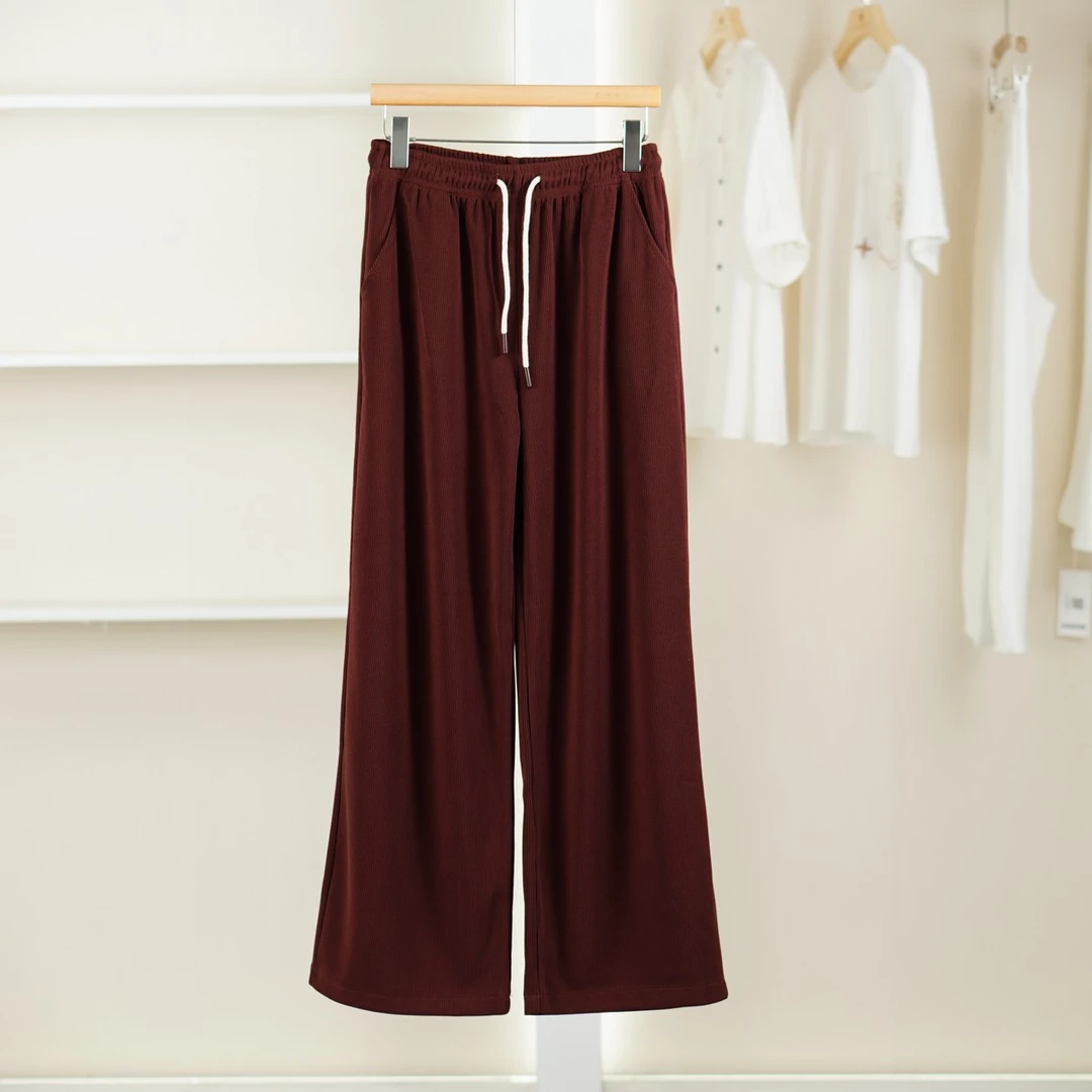 麦迪尚品【夕Y】50910285 松紧腰宽松休闲长裤春季女装品牌折扣