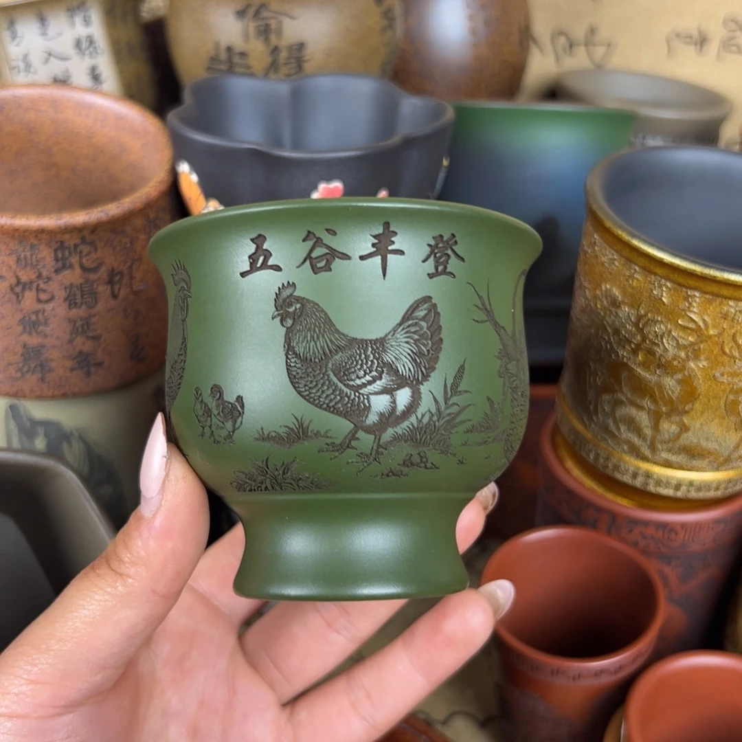 紫砂茶杯紫砂紫砂