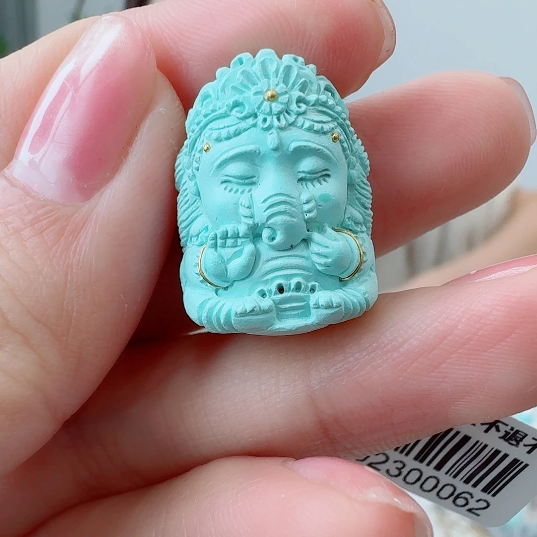 未镶嵌绿松石珠宝奇石