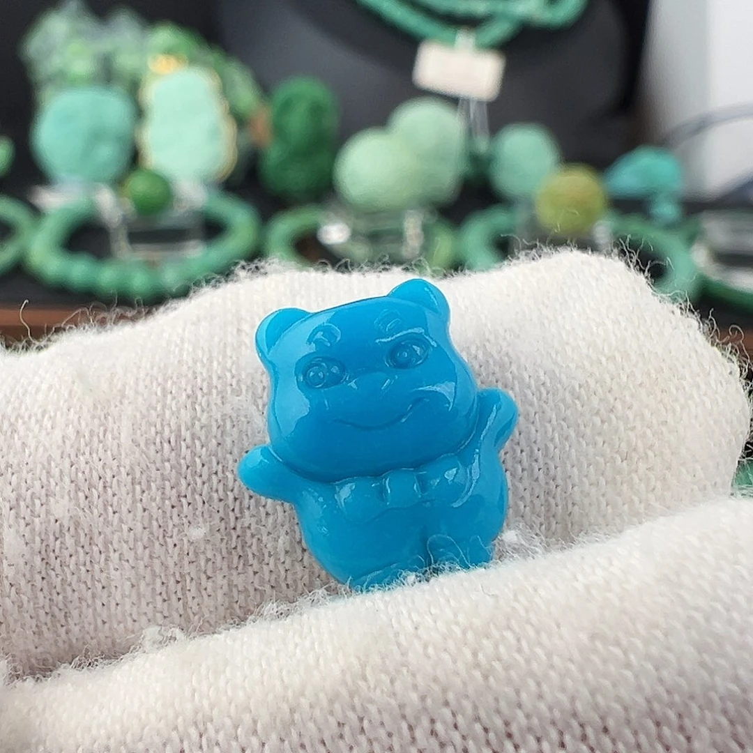 绿松石未镶嵌绿松石主播璐璐