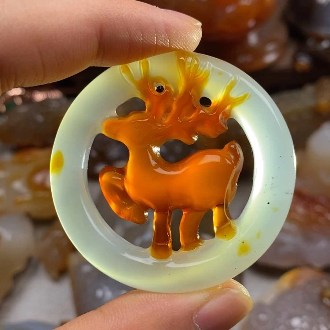 玛瑙/玉髓未镶嵌颈饰