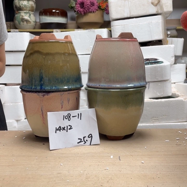 粗陶多肉花盆微瑕11