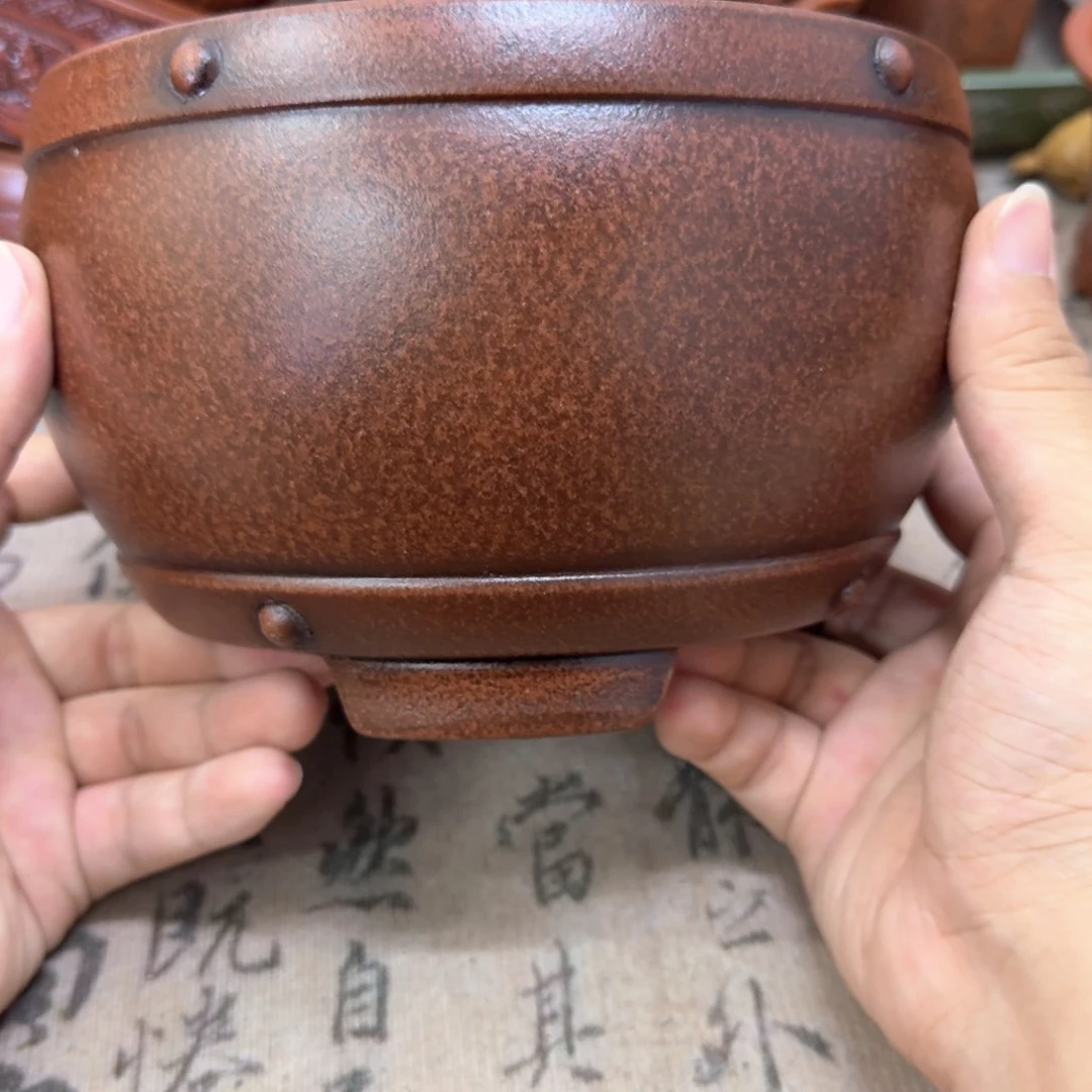 紫砂花盆15.5x9.5内经紫砂花盆