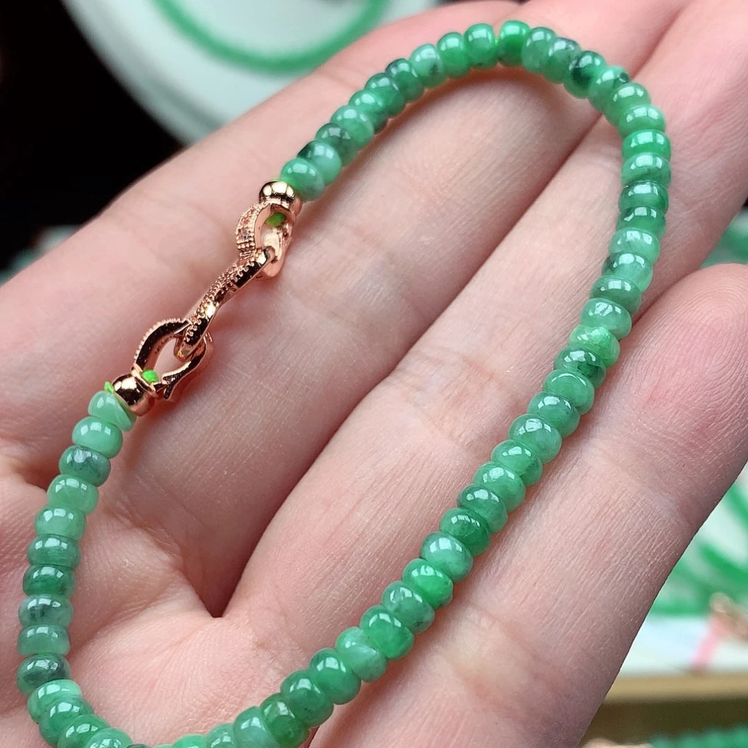 翡翠未镶嵌项链翡翠