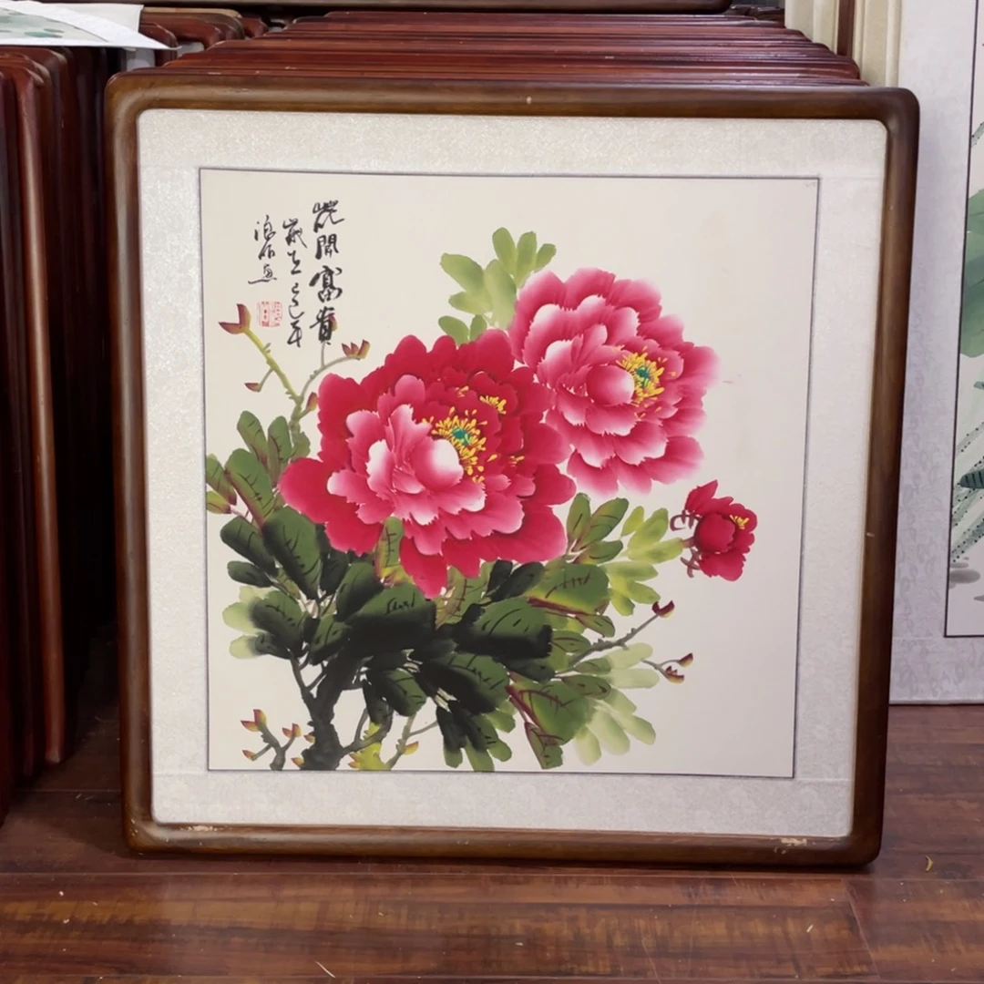 国画带框尺寸63*63厘米