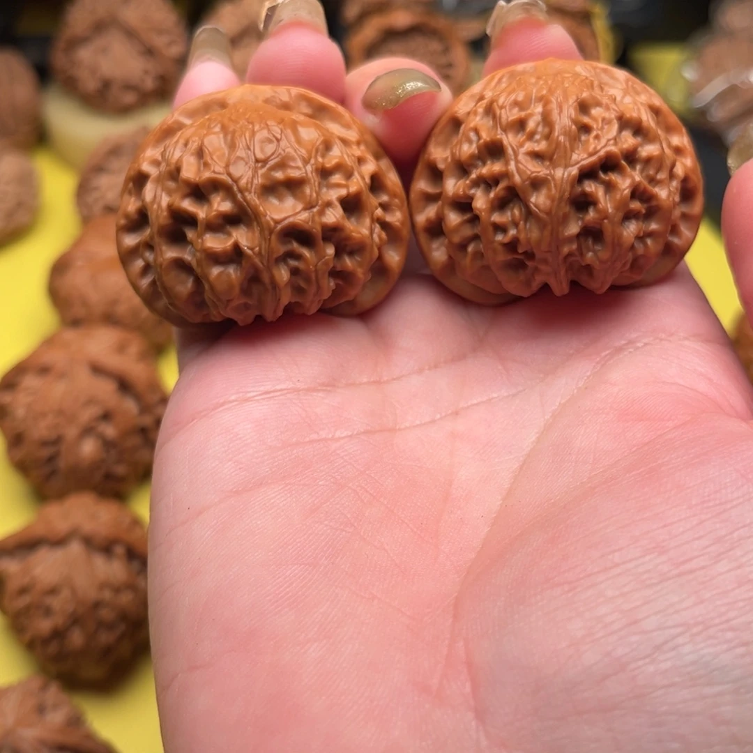 桃核吊坠43宫灯文玩核桃