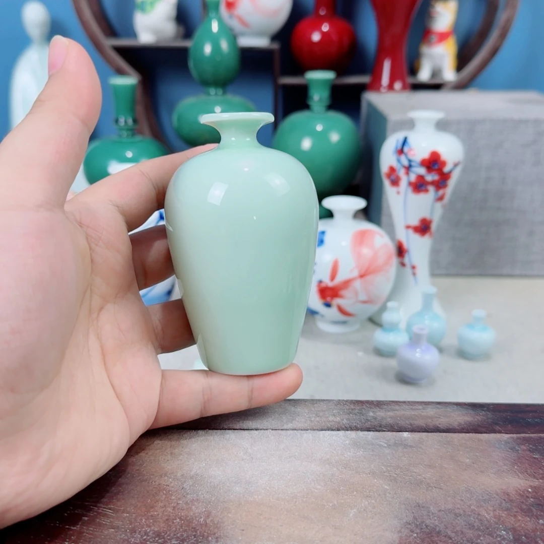陶瓷手工小花器摆件