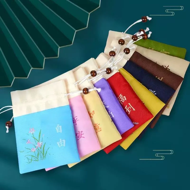 古风|福到刺绣束口香囊