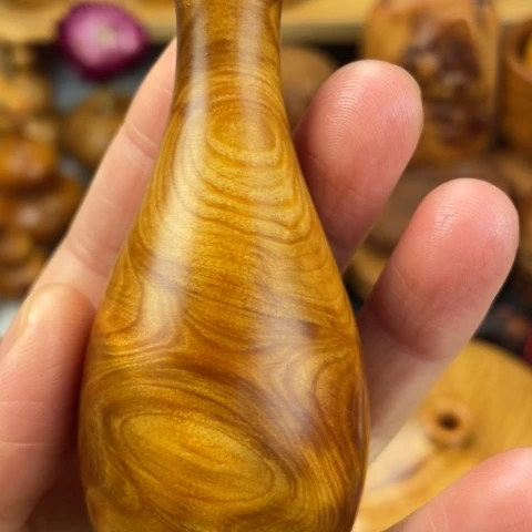 【闪购商品】柏木（崖柏）牛*正宗太行陈化黑油花瓶