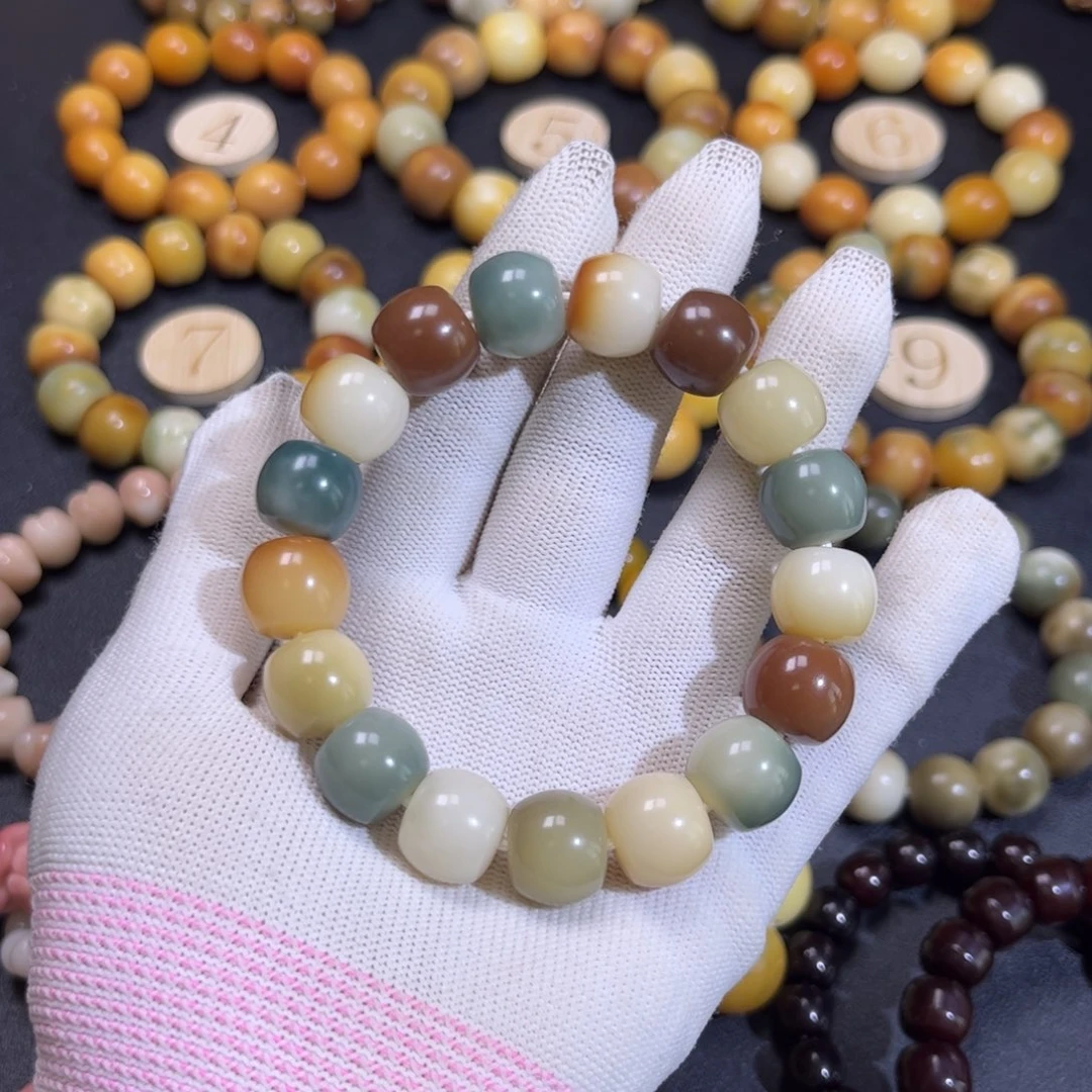 菩提根/象牙果手串酒桶卡14