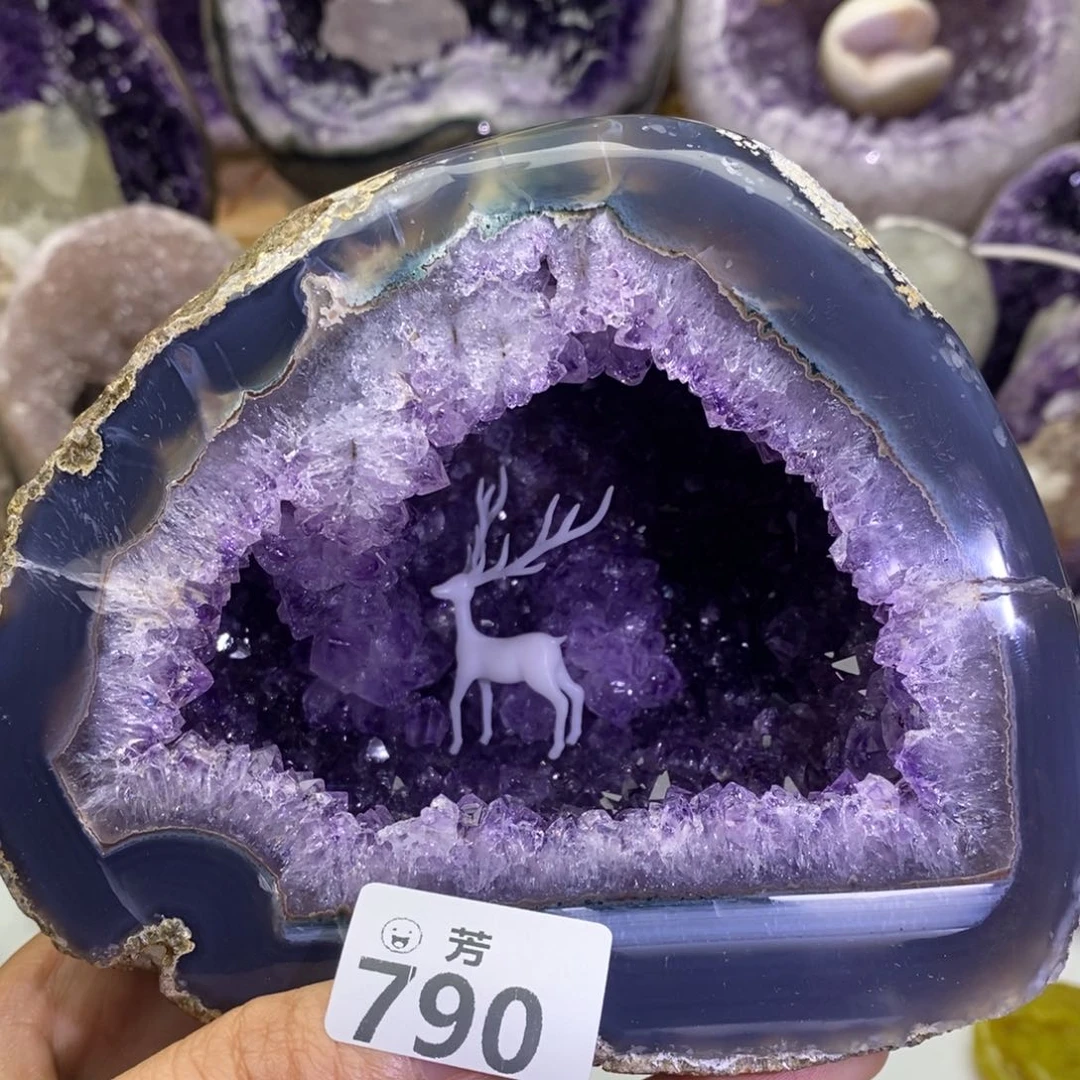 未镶嵌大型摆件（非配饰）紫晶