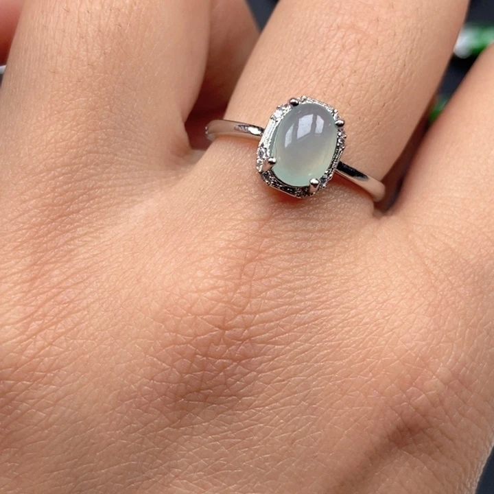 翡翠未镶嵌戒指戒指